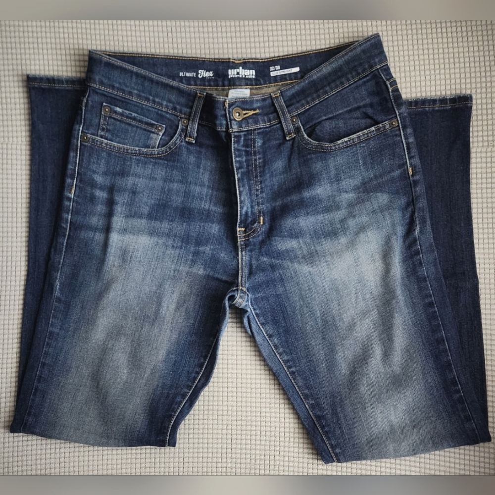 32/30 Urban Pipeline Ultimate Flex Men's Slim Straight Denim Jeans Pants